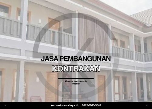 Jasa Pembangunan Kontrakan